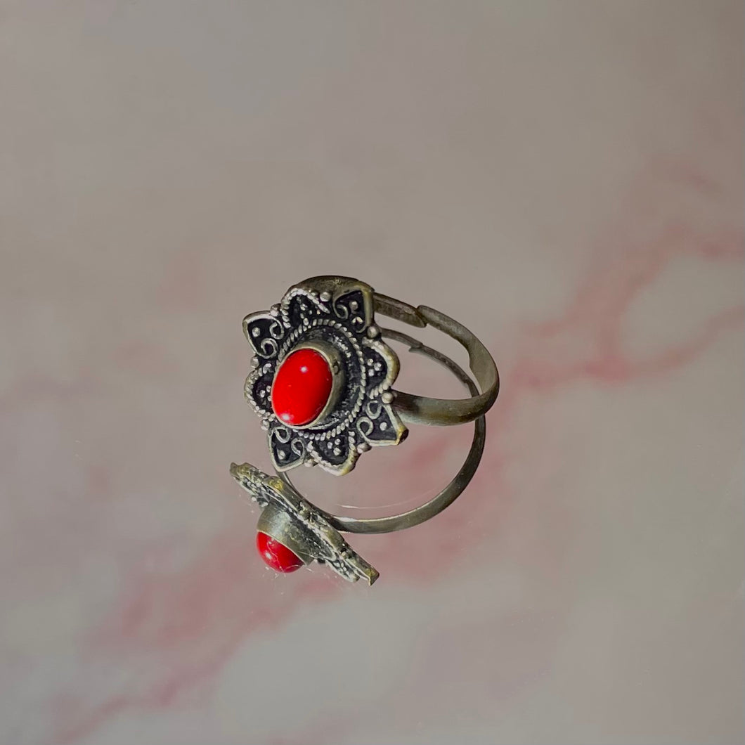 Anillo punto rojo